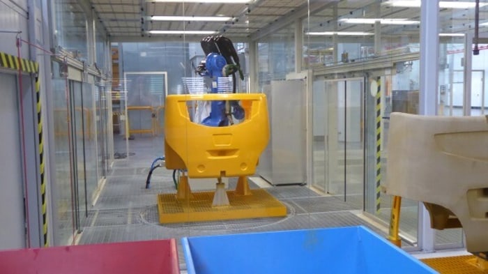 ackieranlagenNeubau für Gegengewichte - Lackieranlagen | Pulverbeschichtungsanlagen | Vorbehandlungsanlagen