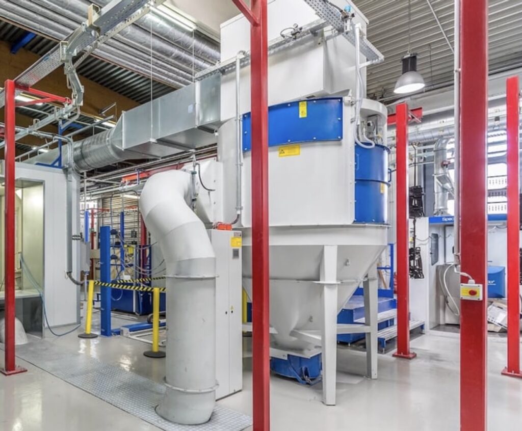 Entstaubungsanlage_Industrie_Heimer - Lackieranlagen | Pulverbeschichtungsanlagen | Vorbehandlungsanlagen Entstaubungsanlage_Industrie_Heimer